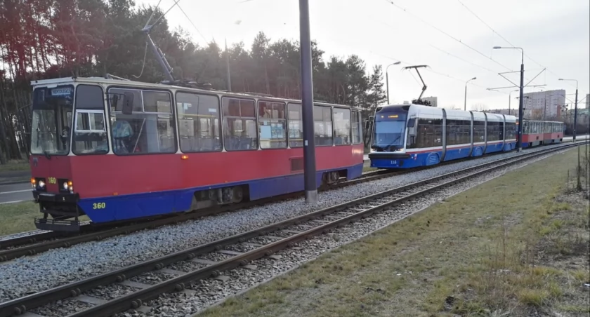 Kolejka tramwajów