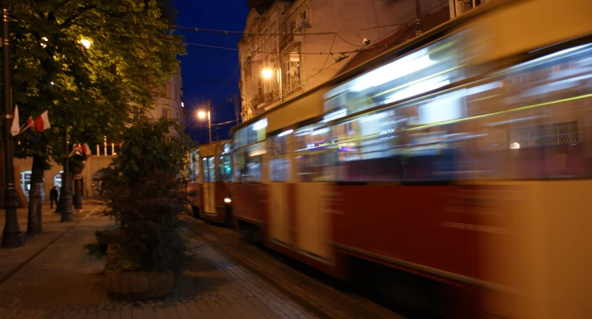 Przejazd tramwaju