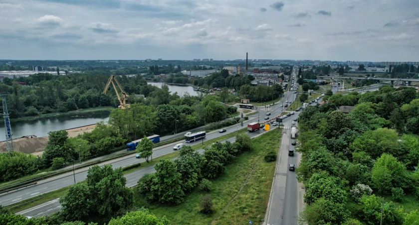 Bydgoszcz. Widok na ul. Fordońską