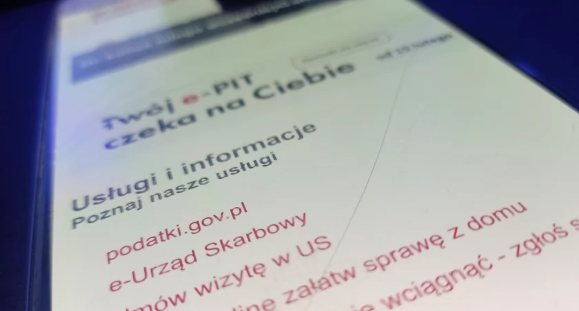 Strona Pierwszego Urzędu Skarbowego w Bydgoszczy