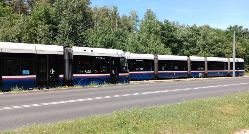 Mijające się tramwaje