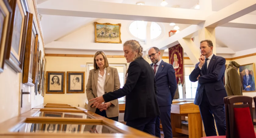 Catherine Godin, Ambasador Kanady w Polsce odwiedziła UKW /Fot. UKW