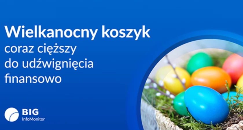 Grafika. Koszyk wielkanocny. 