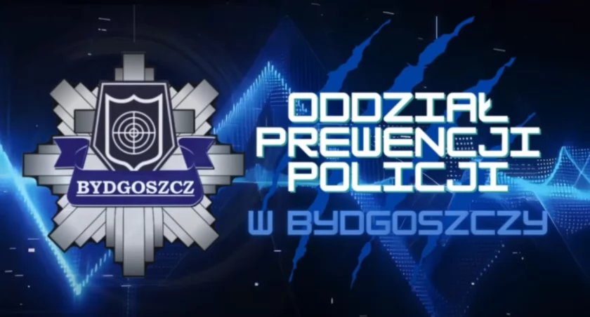 Ujęcie z wizualizacji opublikowanej w filmie promującym działania prewencyjne Policji w terenach zielonych Bydgoszczy.
