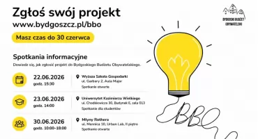 BBO: konsultacje w Bydgoszczy. Trzy spotkania od 22 do 30 czerwca