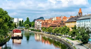 Gdzie Bydgoszcz się nagrzewa? UKW bada temperaturę powierzchni