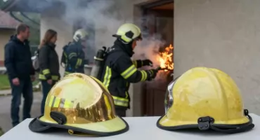 Ewakuacja 13 osób po pożarze na Błoniu, ul. Wysoka