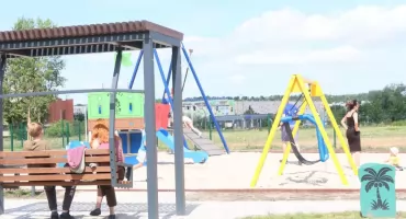 Tyrolka i nowe huśtawki na Tatrzańskim, ul. Zaruskiego