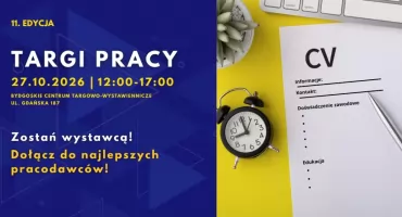 Targi pracy 27.10 w BCTW: 37 stoisk dla firm, od 800 zł