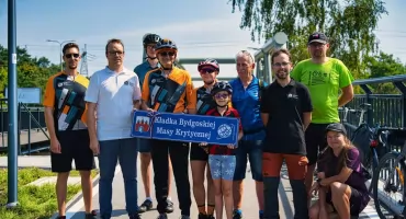 Kładka Bydgoskiej Masy Krytycznej i 1,6 km trasy w Fordonie