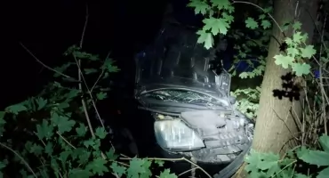 Tur: kierowca forda z blisko 3 promilami wjechał w drzewo