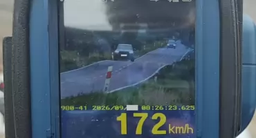 172 km/h na DK62 w Borucinku: 2500 zł i 3 miesiące bez prawa jazdy