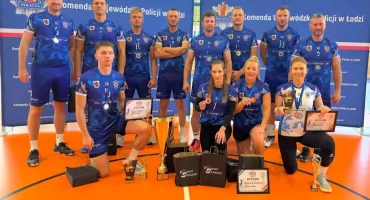 Siatkarze KWP w Bydgoszczy znów wicemistrzami Polski