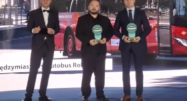 Autobusy elektryczne KPTS z tytułem Polski Bus 2026 w Kielcach