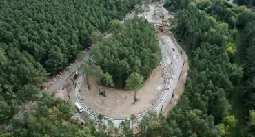 Pętla Las Gdański w Bydgoszczy: wkrótce wieszanie sieci trakcyjnej